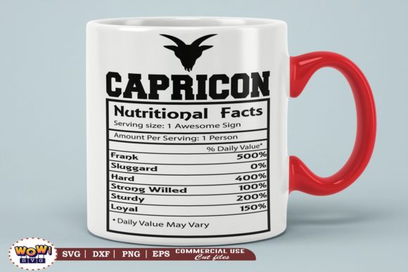 Captivating Capricorn Nutritional Facts Graphics and Illustrations for Modern Blogs