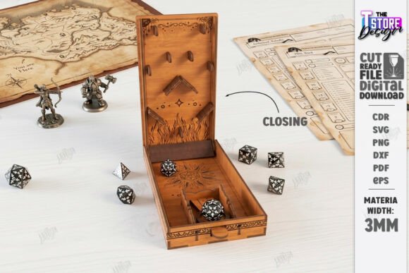 Dice Catapult Laser Cut SVG for Crafting and Toys Amp