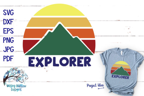 Explorer Outdoor Camping Mountain Graphics for Crafts