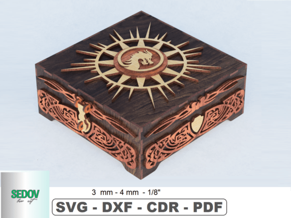 Laser Cut Tabletop Game Box for Creative Crafting