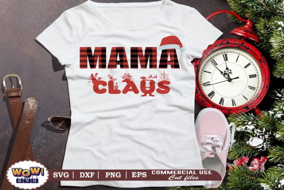 Mama Clause Graphics for Handmade Creations