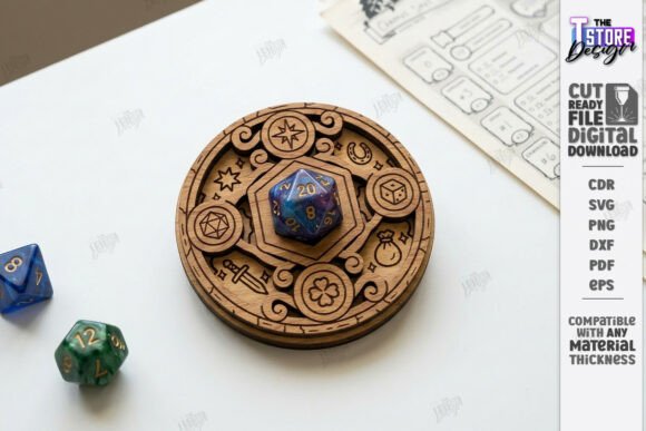 RPG Bardic Inspiration Token Laser Cut for Toys Amp