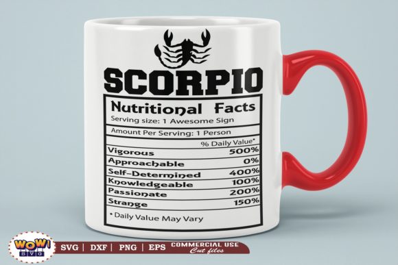Scorpio Nutritional Facts: A Strategic Review for Graphics and Illustrations