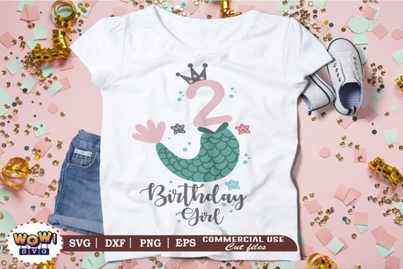 Second Birthday Girl Graphics for Branding and Marketing