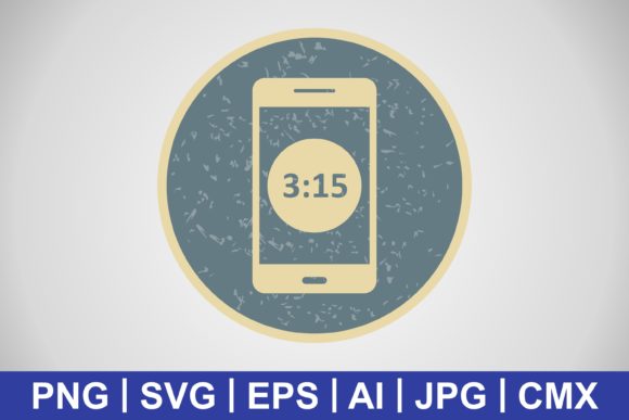 Vector Time Display Mobile Application for Modern Web Graphics