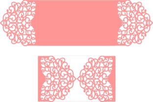 Wedding Card Arabescos Graphics for Crafts